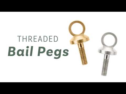 Beadsmith Threaded Bail Pegs. Add a screw on bail to your resin pieces. Make instant pendants!