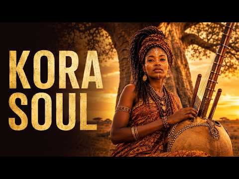 1 Hour Emotional African Kora Music | Uplifting West African Roots Songs for Peace &amp; Focus