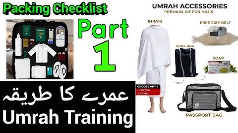 How to Perform Umrah - Step By Step Guide | Umrah Training  | Umrah bag packing @hajjumrahtv