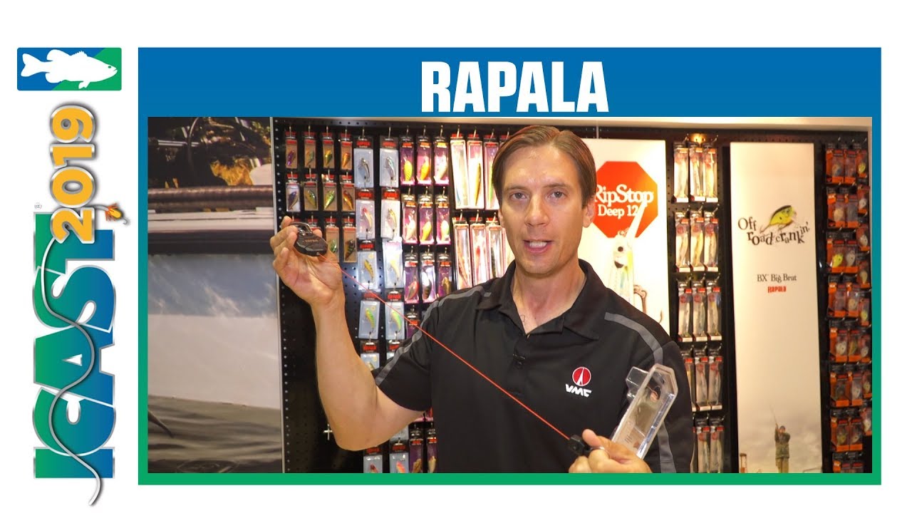 Porte-clés Rétractable Mousqueton Rapala RCD Small - Rotatif 360° - Pour Pêche Et Outdoor - Taille M Matériel Pêche