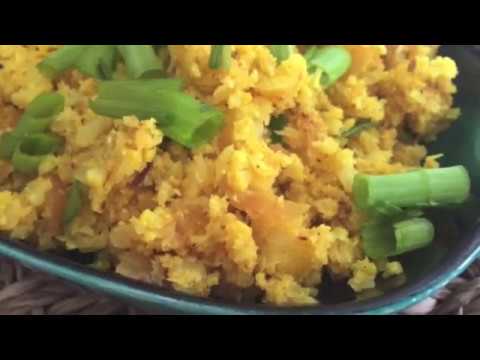 Easy Healthy Cauliflower Scramble Recipe | Gobhi ki bhurji Vegan Low Calorie Snack Breakfast | Eat East Indian
