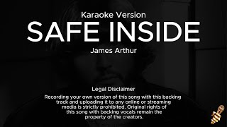 James Arthur - Safe Inside (Karaoke Version)