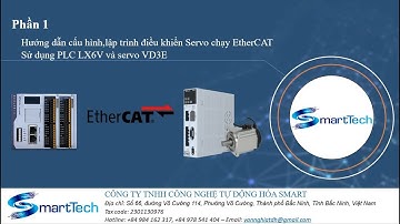 Hướng dẫn điều khiển Servo chạy EtherCAT sử dụng PLC LX6V,Servo VD3E