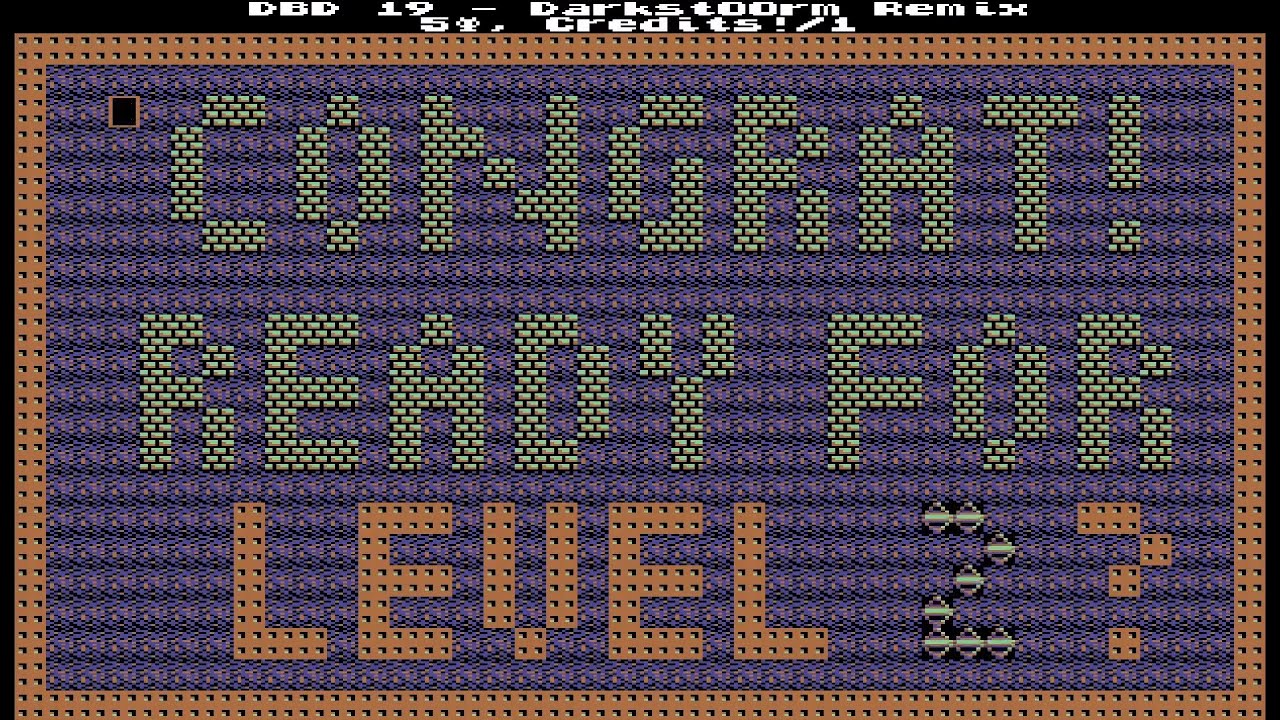 GDash Dustin's Boulder Dash 19. Cave Credits!/1