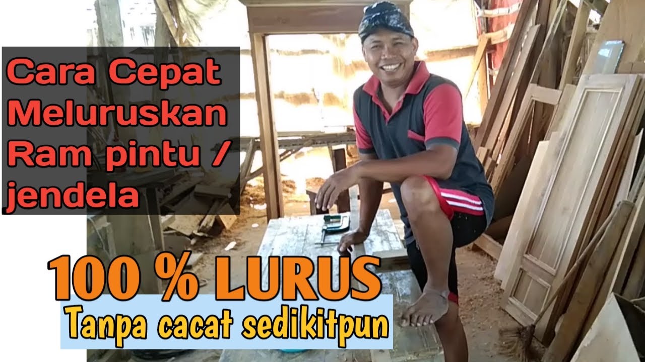 Cara meluruskan ram  pintu jendela  yang bengkok bos YouTube