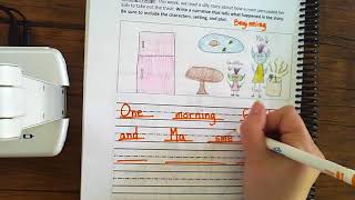 1st Grade Narrative Writing, Writing the Beginning, Stinky Trash