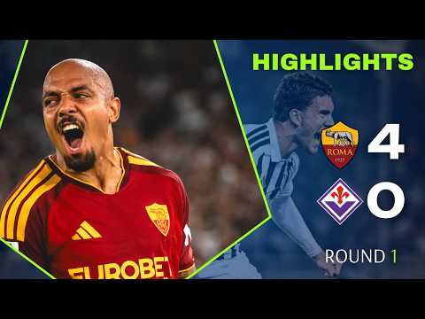 Roma - Fiorentina | 4-0 | Highlights | Serie A 2026-27 | roma fiorentina