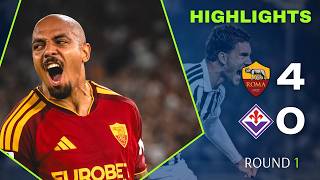 Roma - Fiorentina | 4-0 | Highlights | Serie A 2026-27 | roma fiorentina