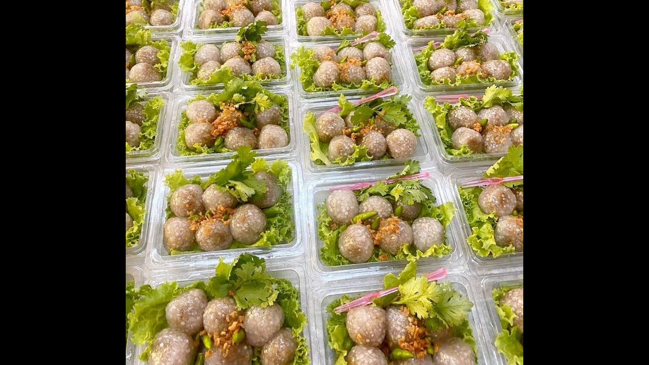 สาคู ไส้หมู แบบง่าย ๆ ที่ขายดีที่สุด นะคะ#ขนมไทยสร้างรายได้ #ขนมไทยสร้างอาชีพ