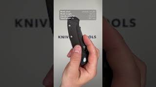 Qsp Knife Copperhead Qs109 C2, Blackwashed, Brown Micarta, Pocket Knife