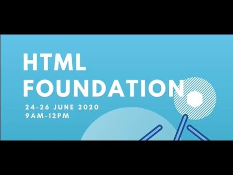 HTML Foundation - Day 3 - YouTube