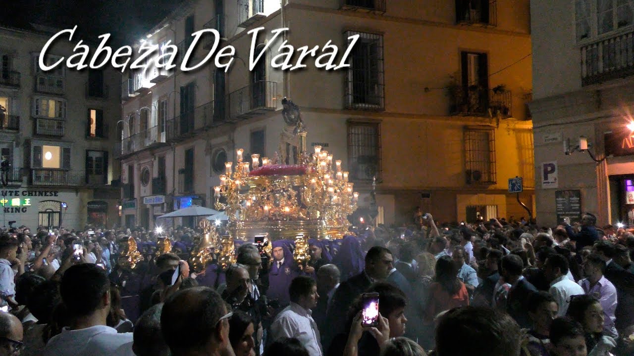 75 ANIVERSARIO CRISTO DE LOS GITANOS PLAZA DE LA MERCED MÁLAGA 2017 4K