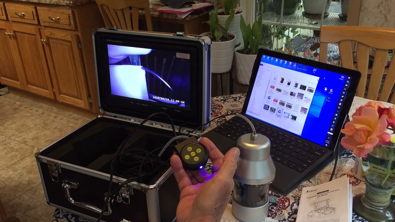 Eyoyo EF 360 Underwater Fishing Camera Setup 1 YouTube