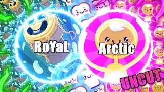 INSANE PRESPLIT DESTRUCTION IN AGARIO! UNCUT TAKEOVER WITH ROYAL (Agar.io Uncut)