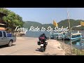 #109. A fun motorcycle ride from Erawan to Se Sawat with an exciting 20 baht ferry boat ride.