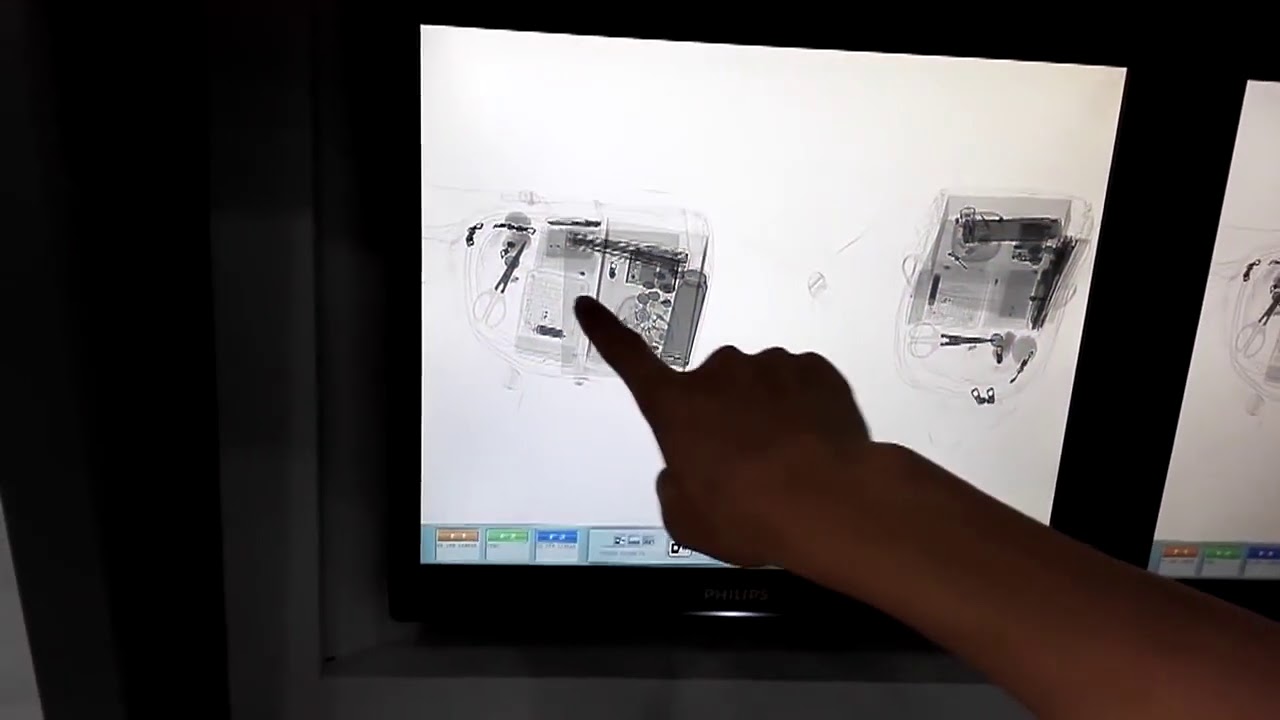 x ray scanner function keys 2 - YouTube