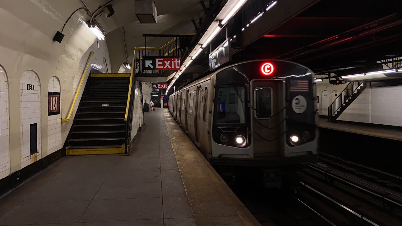 (C) Train Rerouted to 207 Street on the (A) Line at 181 Street