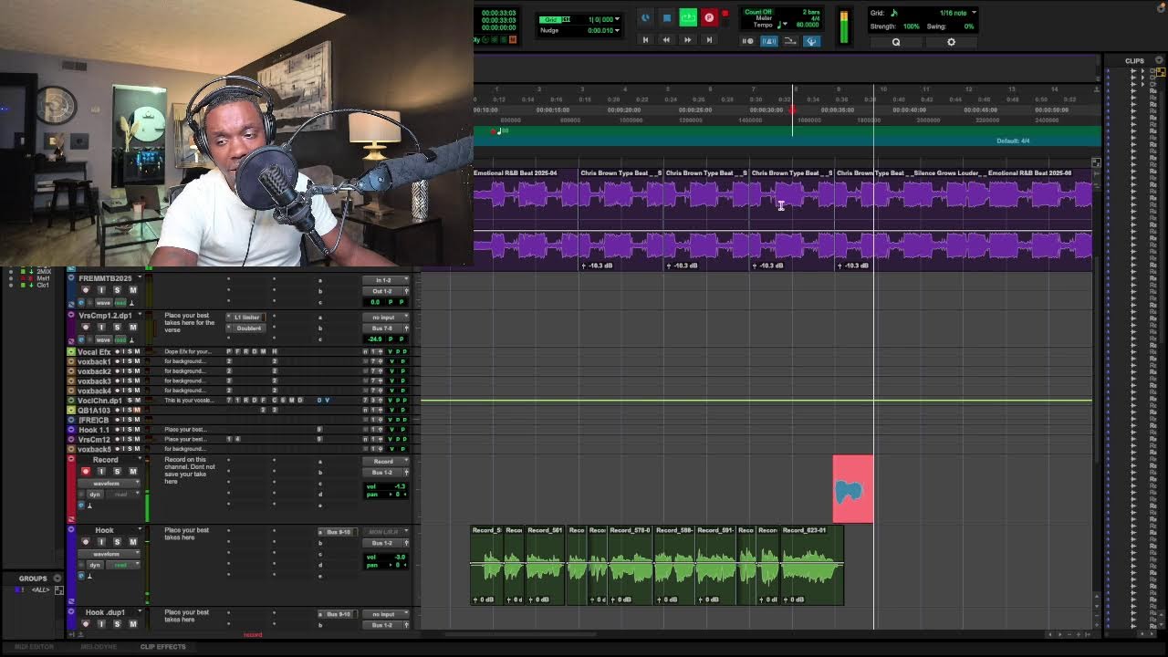 Fedarro Writing Music