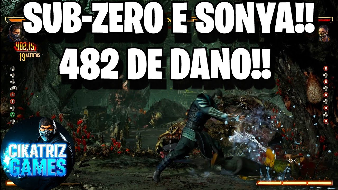 🔹 TUTORIAL DE COMBO DO SUB-ZERO MK1 🔹