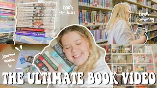 ULTIMATE BOOK VIDEO ☀️🧚 | library trip, bookshelf organization, book hauls & more |