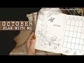 October Bullet Journal Plan With Me  |  Husband's Simple BuJo Set Up