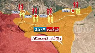 Turkish attack on syria (rojava)infographic KurdsatNews