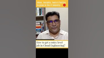 How to get Entry Level Jobs In Cloud Computing? #Shorts