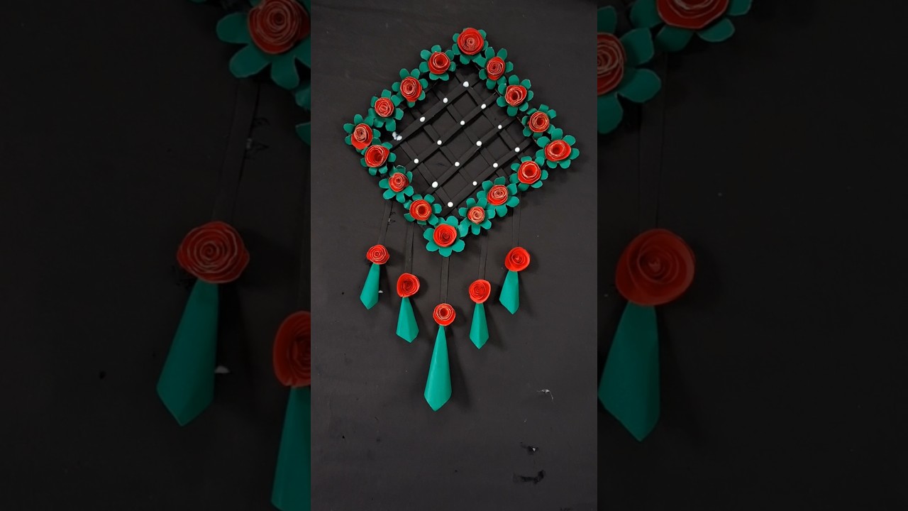 please subscribe to my channel🙏craft ideas with paper Flowers 💐 