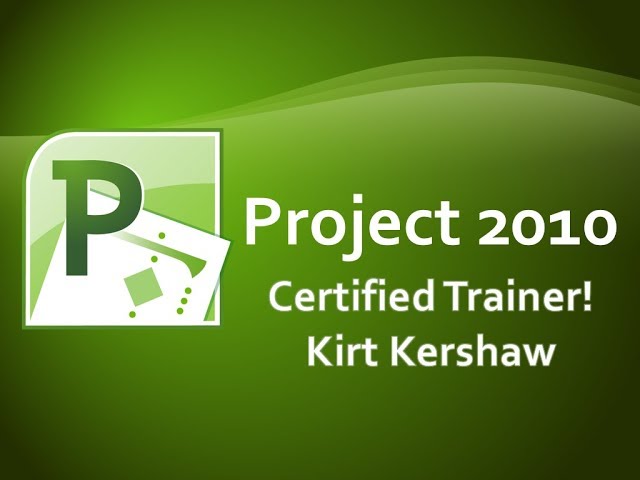 Microsoft Project 2010: Basic Initial Setup - YouTube