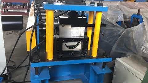 Steel Half Round Gutter Matte Finish Roll Forming Machine Metal downpipe gutter making machine