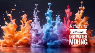 Abstract Liquids 7 - Ink Water Mixing - Relaxing Visuals - Abstract Colors