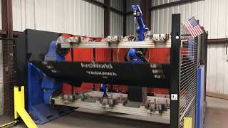 Yaskawa Motorman MA2010 Dual Station Robotic Weld Cell