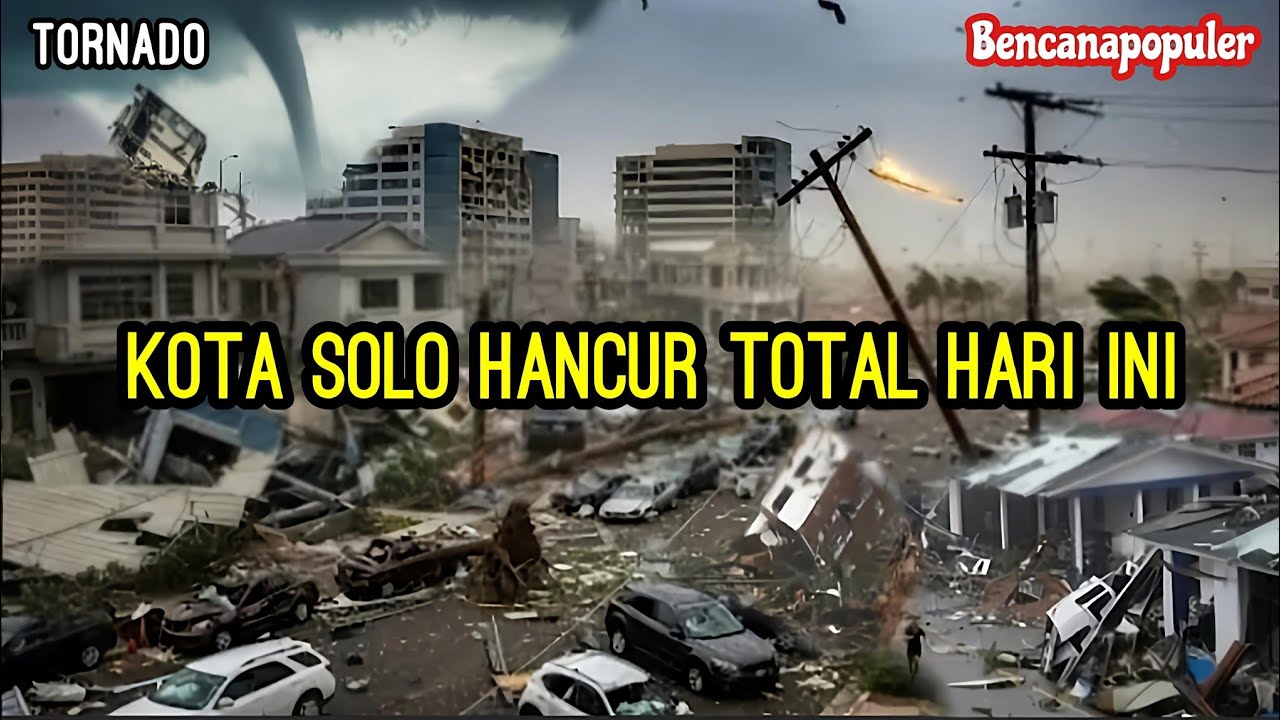 KOTA SOLO HANCUR TOTAL || BADAI DAHSYAT 150KM PERJAM DI SOLO JATENG HARI INI - 1 NOVEMBER 2025
