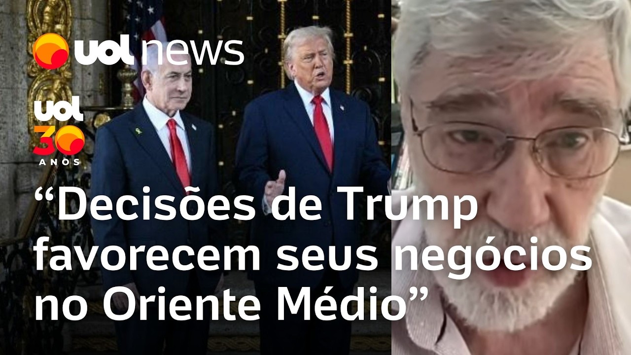 Decisões de Trump favorecem seus negócios no Oriente Médio, diz Leonardo Trevisan