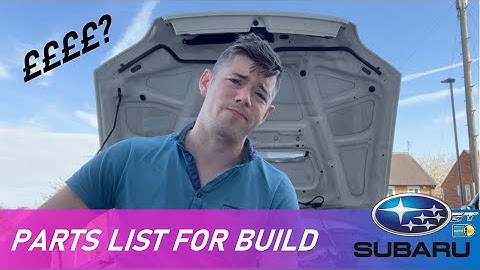 Subaru Legacy GTB Single Turbo Conversion Parts List - Initial b