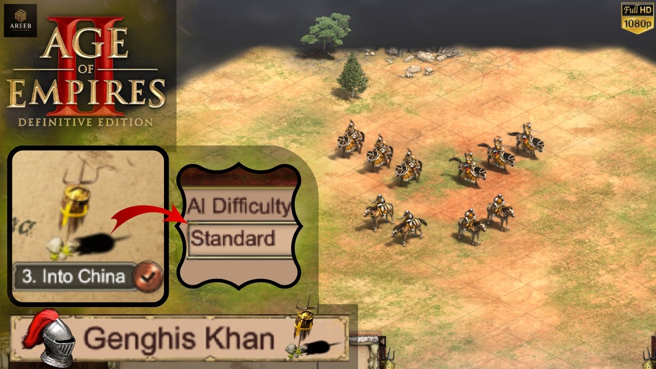Age of Empires 2 – Genghis Khan Mission 3: Into China | Standard Walkthrough