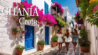 Chania Crete, Greece 4KUHD Walking Tour