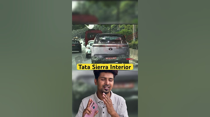 Tata Sierra Interior Leaked #tatasierra2025 #sierra #tata #viralvideo