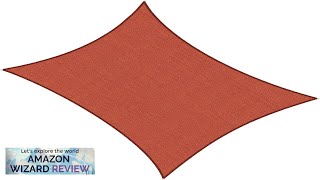 AsterOutdoor Sun Shade Sail Rectangle 6' x 10' UV Block Canopy Review