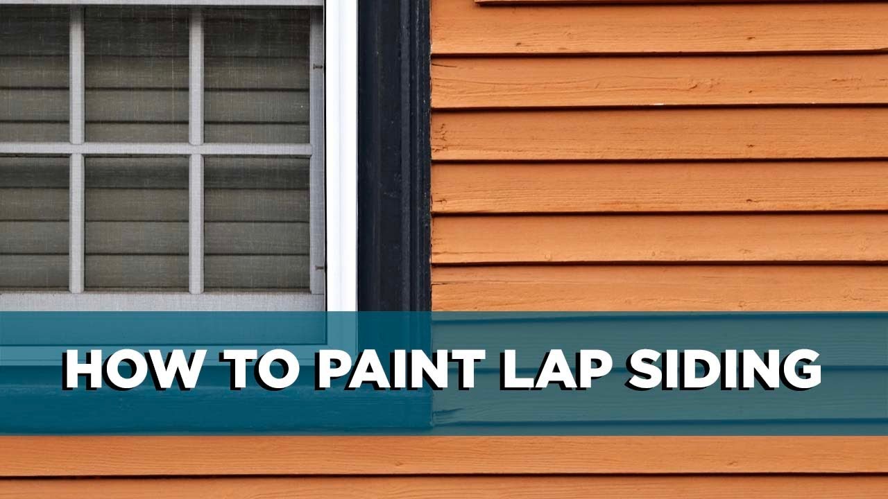 Tips Paint Lap Siding Youtube