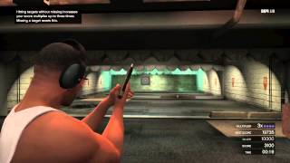 GTA V Walkthrough - Hobbies & Pastimes: Shooting Range: Hand Guns screenshot 5