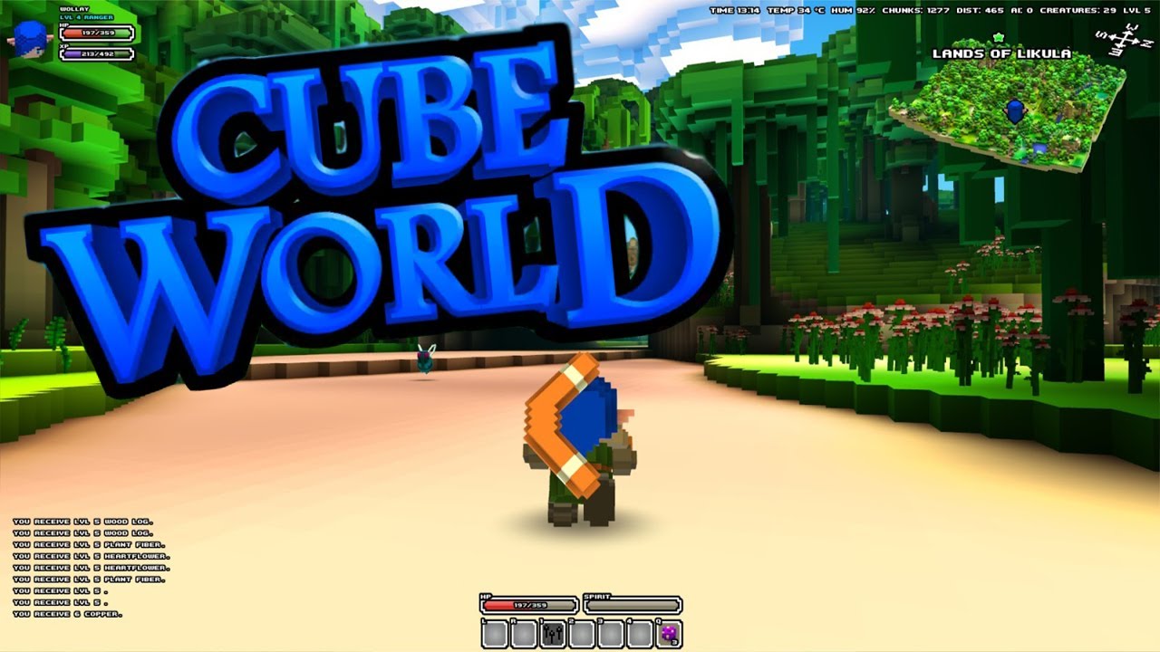 Cube World - Un Mondo RPG alla Minecraft da Esplorare! - YouTube