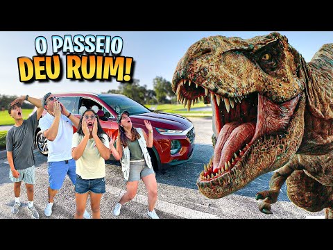 Fomos visitar o Parque dos Dinossauros nos Estados Unidos e DEU RUIM