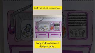 paper diy cleaning dirty dishes ASMR #asmr #paperdiy #paperplay #shorts #viralshorts