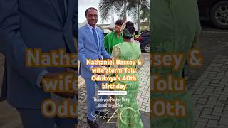 #nathanielbassey and wife at #toluodukoya 40th birthday 🎉