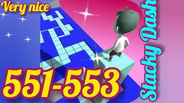 Stacky Dash - All Levels Gameplay Android,ios #551 #552 #553