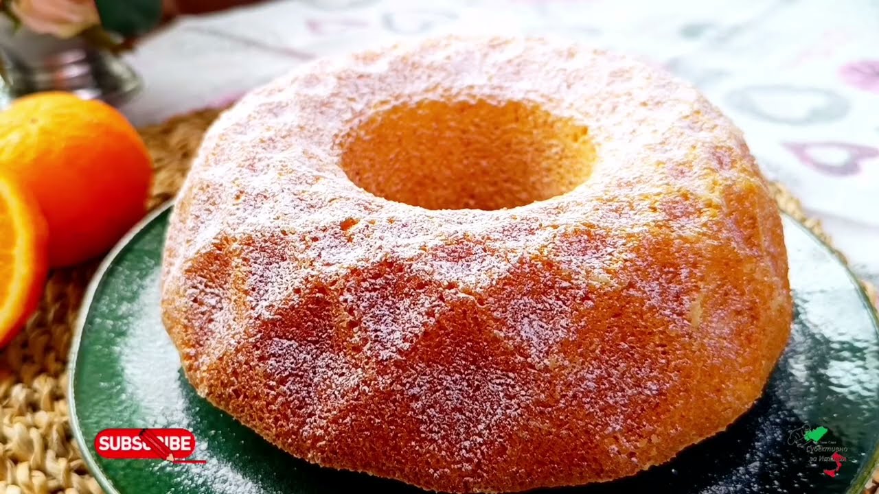 Здравословен🍊ПОРТОКАЛОВ КЕКС без глутен и без лактоза