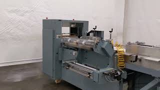 K4332 - Shanklin F5AH Side Seal Wrapper with Infeed Conveyor and Salvage Rewinder