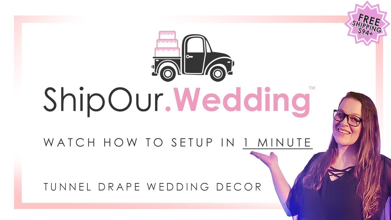 DIY TUNNEL DRAPING HOW TO SETUP FAST YouTube