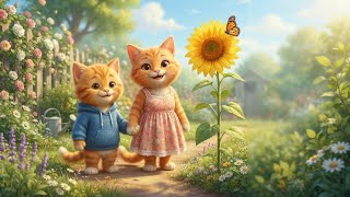 Leo's Sunflower Journey 🌻🐱 | A Heartwarming Story of Patience & Love